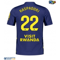 Moški Nogometni dresi Atletico Madrid Giacomo Raspadori #22 Gostujoči 2025-26 Kratek Rokav